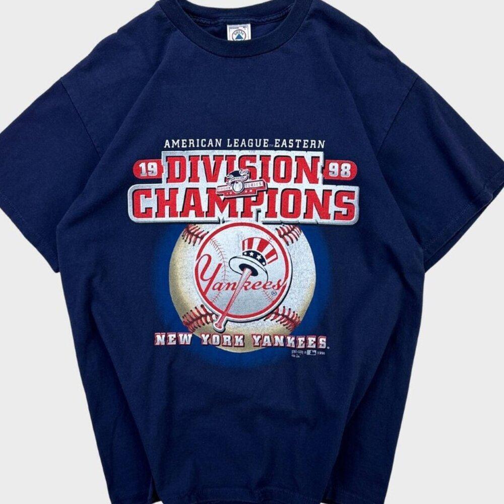 90S New York Yankees 1998 Divison Champions Mlb Delta Shirt